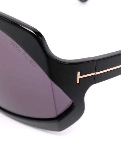 TOM FORD Eyewear oversize-frame sunglasses - Black - zdjęcie produktu nr 2