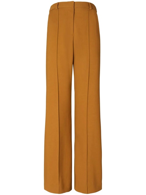 Tory Burch wide-leg wool trousers - Brown - zdjęcie produktu nr 1