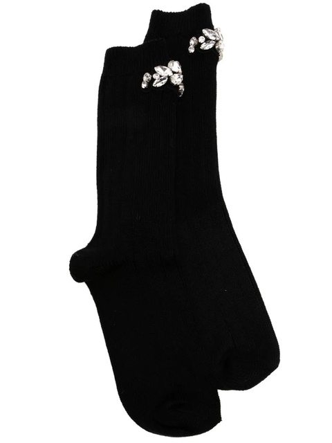 Simone Rocha embellished socks - Black - zdjęcie produktu nr 1