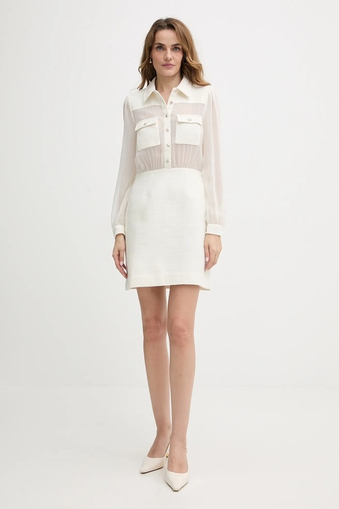 Morgan sukienka kolor beżowy mini prosta RTWINA - zdjęcie produktu nr 2