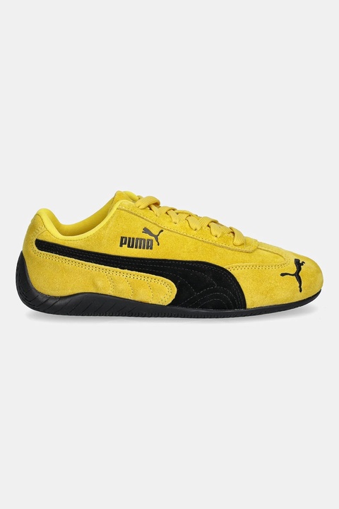 Puma sneakersy zamszowe Speedcat OG kolor żółty 398846 - zdjęcie produktu nr 2