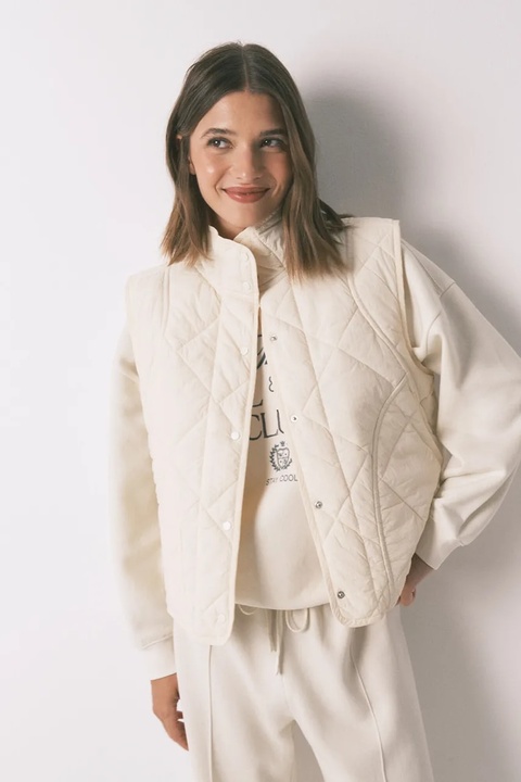 women'secret szlafrok damskie kolor beżowy przejściowy 3142301 - zdjęcie produktu nr 1