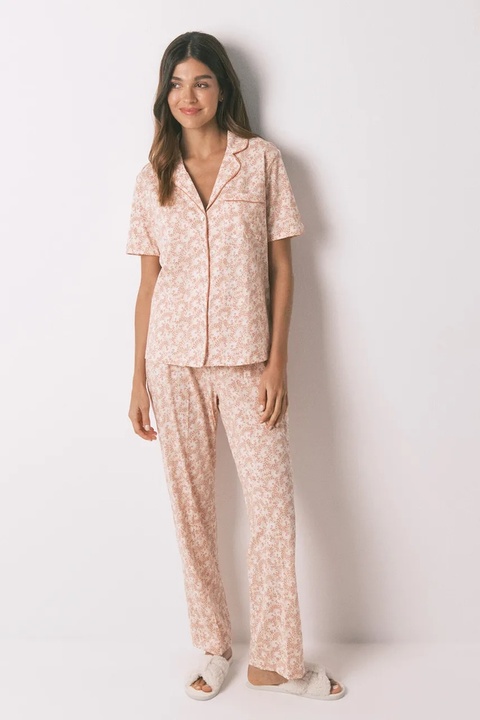 women'secret piżama bawełniana damska kolor pomarańczowy bawełniana 4852098 - zdjęcie produktu nr 1