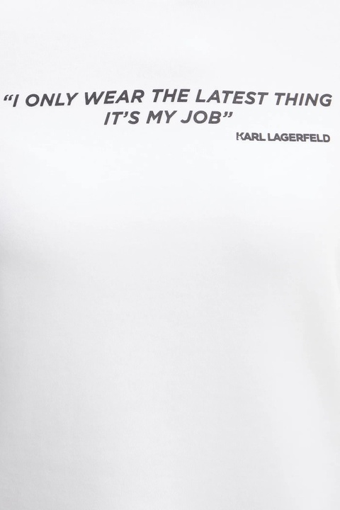 Karl Lagerfeld bluza damska kolor biały z nadrukiem A1W20038 - zdjęcie produktu nr 1