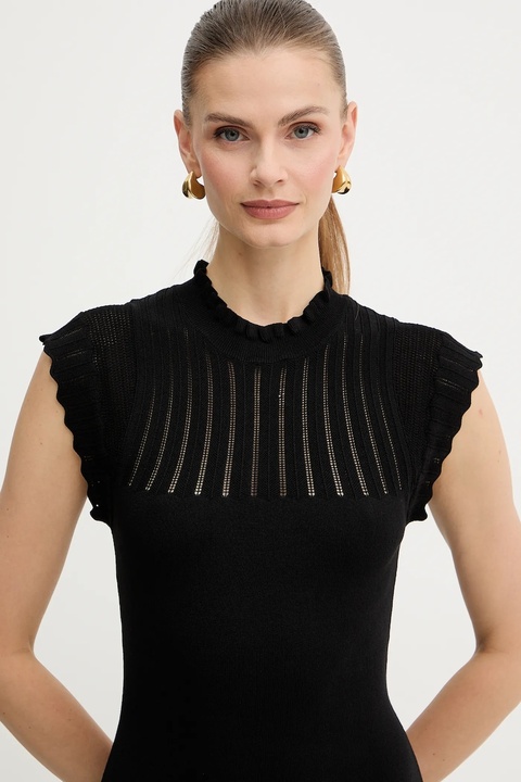 Morgan sukienka kolor czarny mini rozkloszowana RMSNOW - zdjęcie produktu nr 2