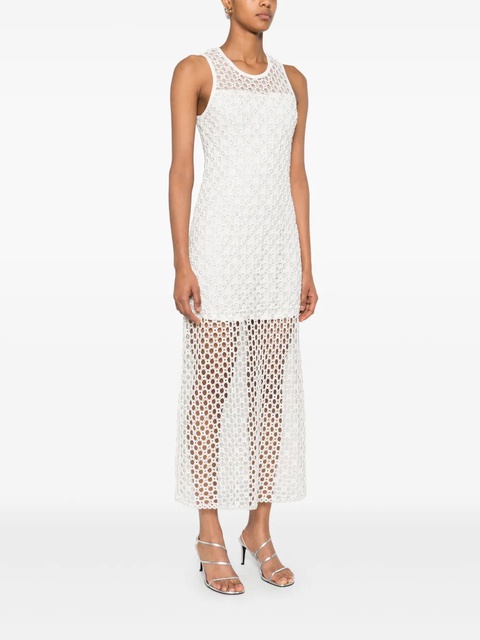 Maje knitted maxi dress - White - zdjęcie produktu nr 2