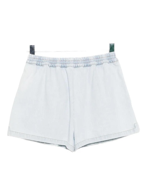 Off-White logo-print denim shorts - Blue - zdjęcie produktu nr 2