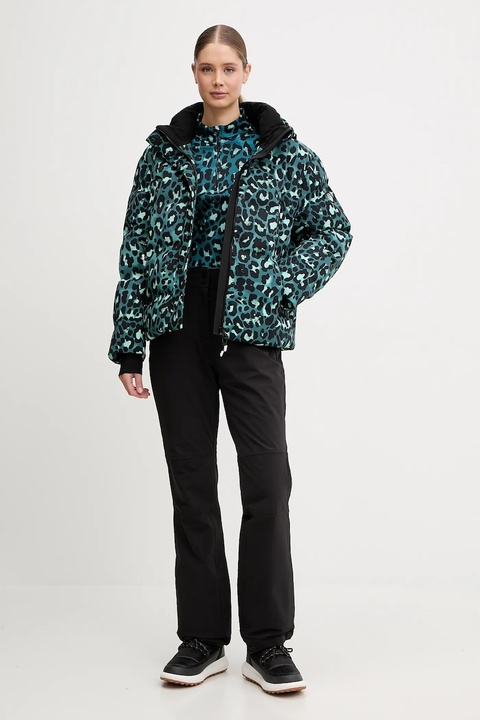 EA7 Emporio Armani bluza sportowa kolor turkusowy z nadrukiem AF14634.7W000396 - zdjęcie produktu nr 1