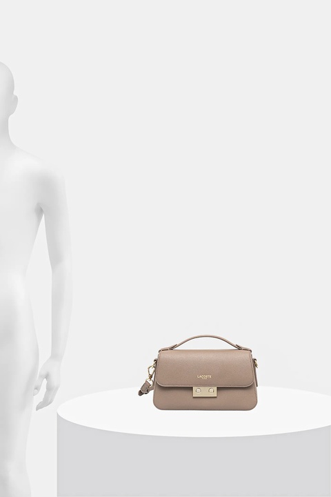 Lacoste torebka skórzana kolor beżowy NF5099PH - zdjęcie produktu nr 2