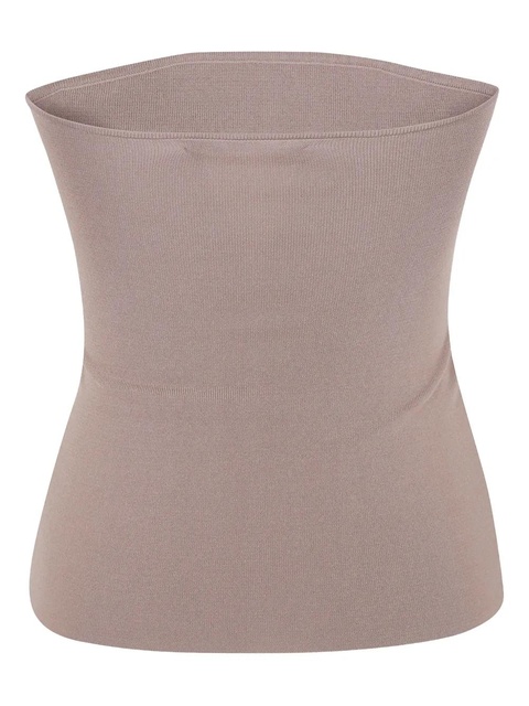 ENTIRE STUDIOS ribbed-knit strapless top - Neutrals - zdjęcie produktu nr 2
