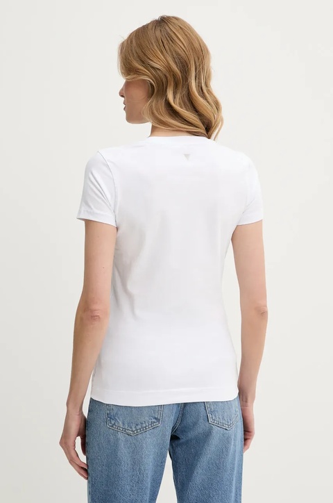 Guess t-shirt damski kolor biały W5GI08 J1314 - zdjęcie produktu nr 1