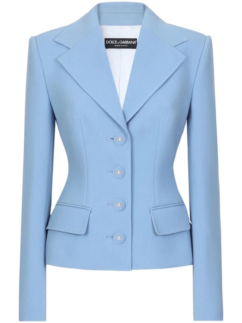 Dolce & Gabbana DNA fitted buttoned jacket - Blue - zdjęcie produktu nr 1