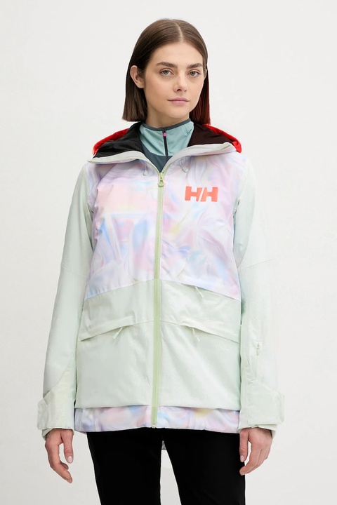 Helly Hansen kurtka narciarska POWCHASER 2.0 kolor zielony 65923 - zdjęcie produktu nr 1