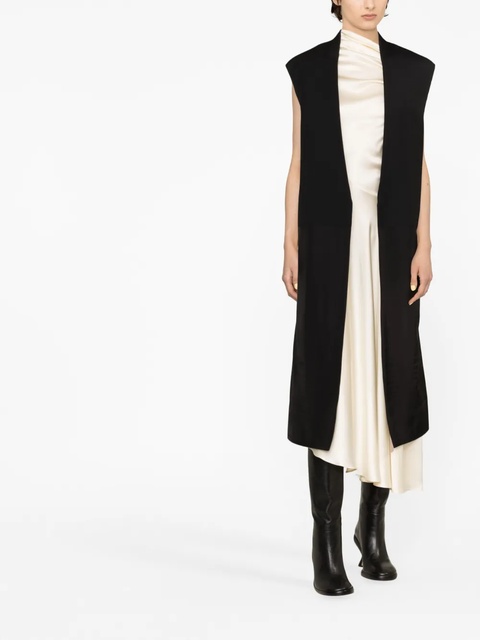 Jil Sander single-breasted tailored vest - Black - zdjęcie produktu nr 2