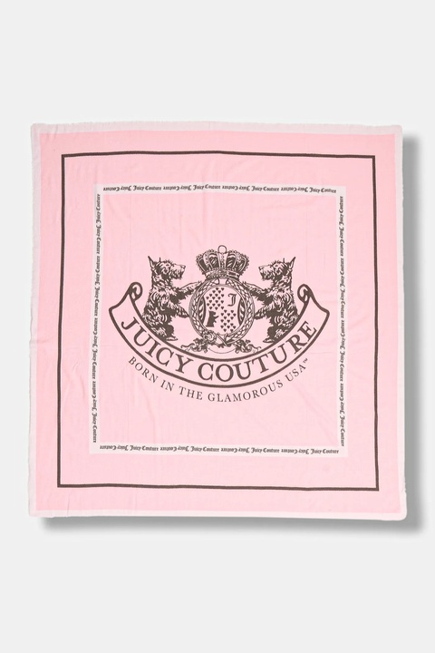 Juicy Couture chusta Pashmina damska kolor różowy wzorzysta AIJFO8612WPO - zdjęcie produktu nr 2