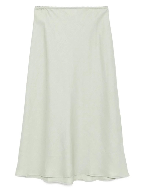 Reformation Layla linen skirt - Green - zdjęcie produktu nr 1