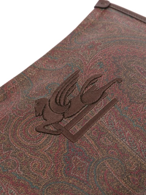 ETRO Essential paisley-print clutch bag - Brown - zdjęcie produktu nr 2
