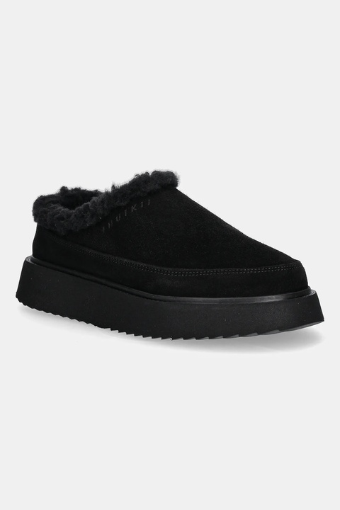 Inuikii kapcie zamszowe Classic Micro kolor czarny 1014.026.0021.000 - zdjęcie produktu nr 1