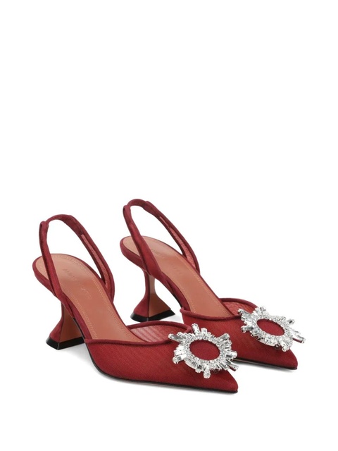 Amina Muaddi 70mm Begum pumps - Red - zdjęcie produktu nr 2