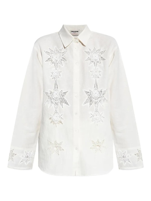 Zadig&Voltaire embroidered detail shirt - White - zdjęcie produktu nr 1
