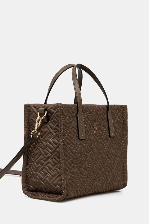 Tommy Hilfiger torebka kolor beżowy AW0AW18162 - zdjęcie produktu nr 2