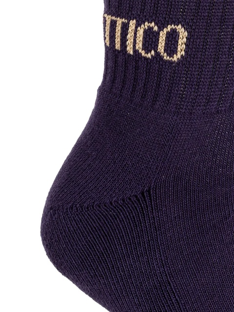 The Attico flag-logo cotton socks - Blue - zdjęcie produktu nr 2