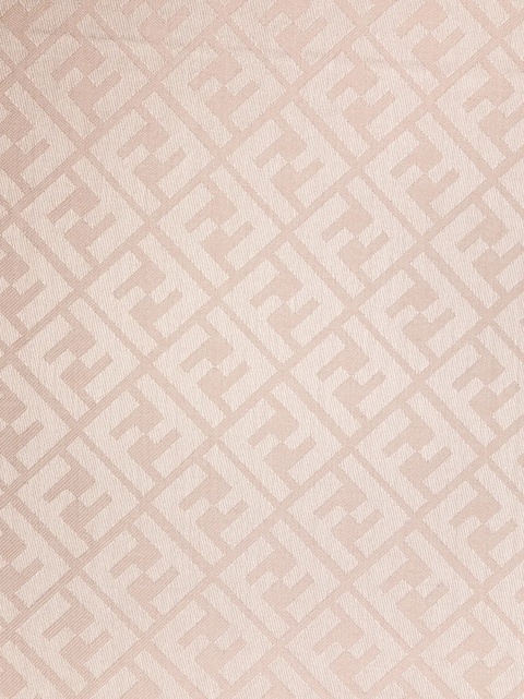 FENDI monogram-pattern print scarf - Neutrals - zdjęcie produktu nr 2