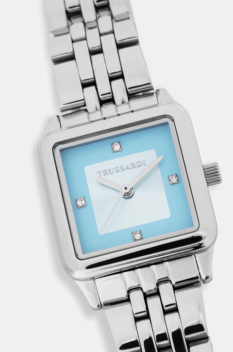 Trussardi zegarek T- FORMA damski kolor srebrny R2453173504 - zdjęcie produktu nr 1