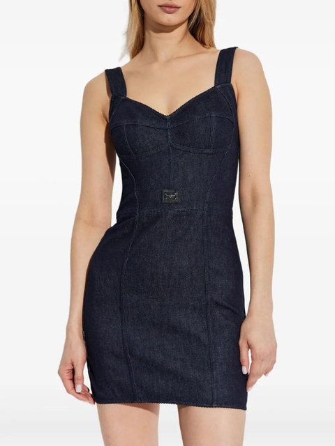 Dolce & Gabbana denim mini dress - Blue - zdjęcie produktu nr 2