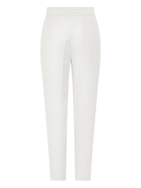 Max Mara pleated tapered trousers - White - zdjęcie produktu nr 2