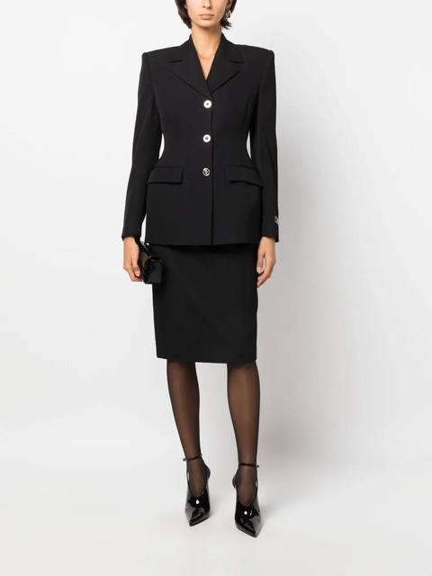 Versace Hourglass single-breasted blazer - Black - zdjęcie produktu nr 2