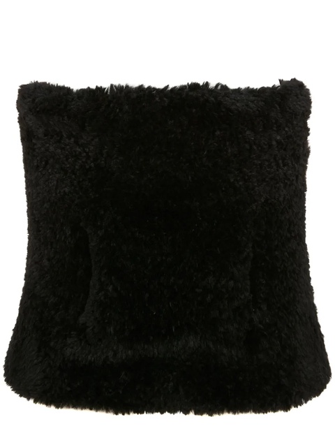 JW Anderson front-pocket bandeau top - Black - zdjęcie produktu nr 1