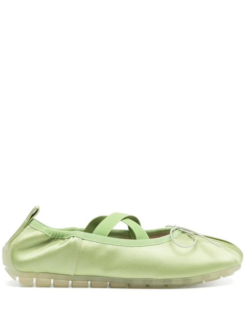 Simone Rocha embellished ballet flats - Green - zdjęcie produktu nr 1