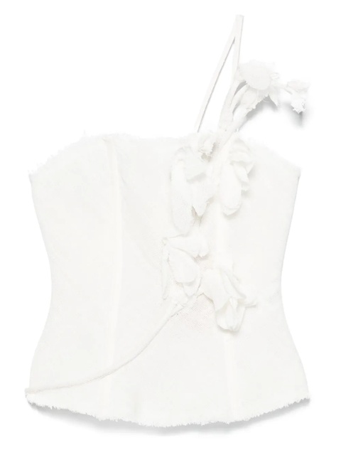 Cult Gaia flower-detailing top - White - zdjęcie produktu nr 1