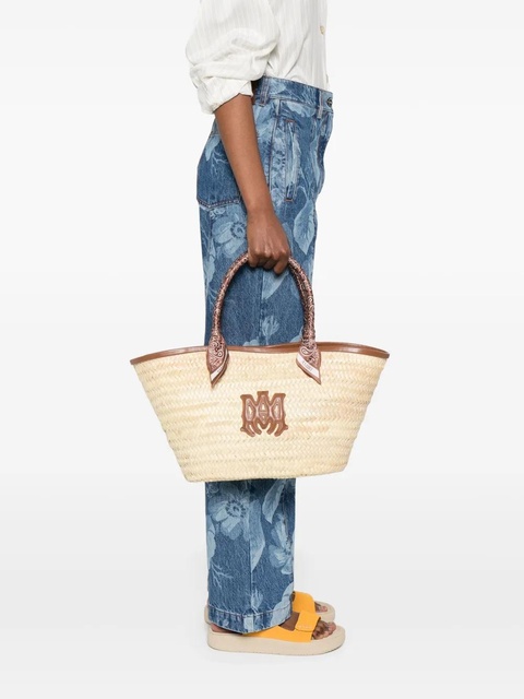 AMIRI MA raffia tote bag - Neutrals - zdjęcie produktu nr 2