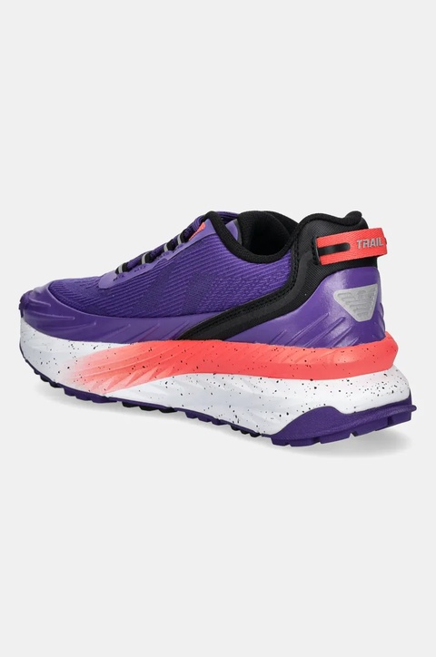 EA7 Emporio Armani sneakersy damskie kolor fioletowy XK381.X8X177 - zdjęcie produktu nr 2