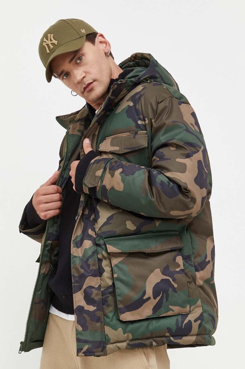 Guess Originals kurtka kolor zielony zimowa - zdjęcie produktu nr 2