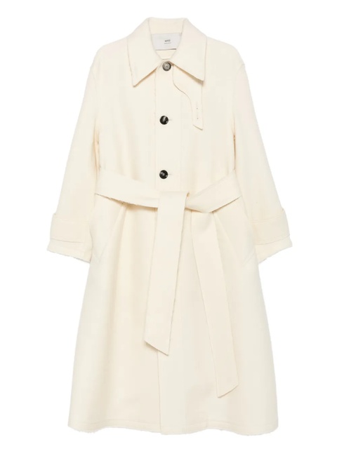 AMI Paris belted coat - Neutrals - zdjęcie produktu nr 1