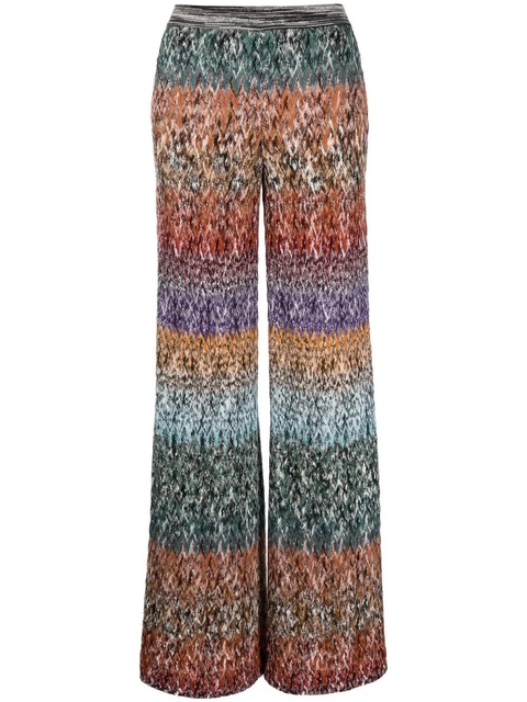 Missoni striped wool-blend trousers - Black - zdjęcie produktu nr 1