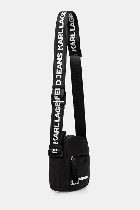 Karl Lagerfeld Jeans saszetka kolor czarny A1M30337 - zdjęcie produktu nr 2