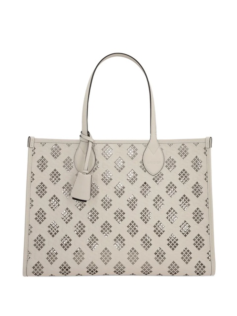Gucci laser-cut leather tote bag - White - zdjęcie produktu nr 1