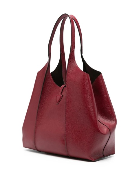 Tod's T-logo leather shoulder bag - Red - zdjęcie produktu nr 2