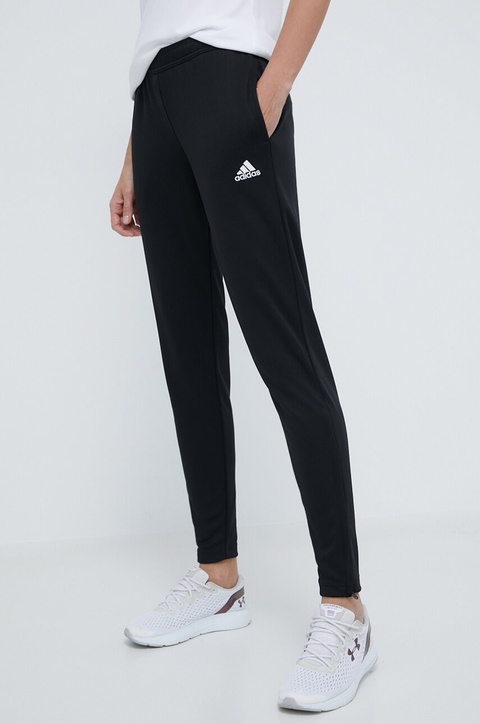 adidas Performance Spodnie Entrada 22 damskie kolor czarny HC0335 - zdjęcie produktu nr 1