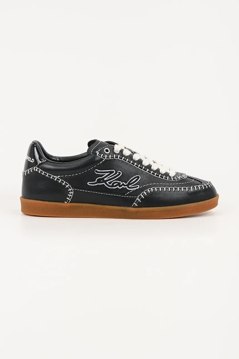 Karl Lagerfeld sneakersy skórzane KANDIDATE damskie kolor czarny KL63810A - zdjęcie produktu nr 1