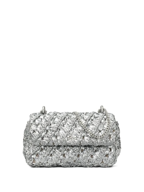 Tory Burch mini Kira cross body bag - Silver - zdjęcie produktu nr 1