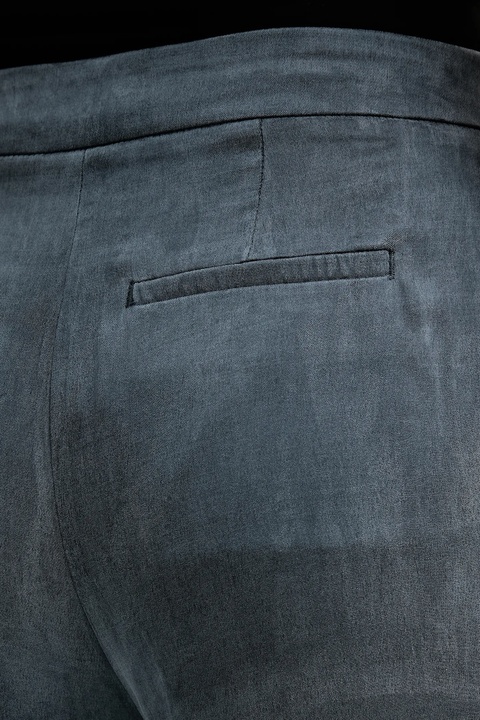 Hoss Intropia spodnie damskie kolor granatowy proste high waist 6542832 - zdjęcie produktu nr 2
