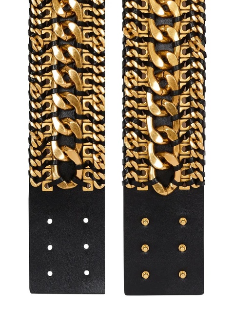 Balmain leather belt - Black - zdjęcie produktu nr 2