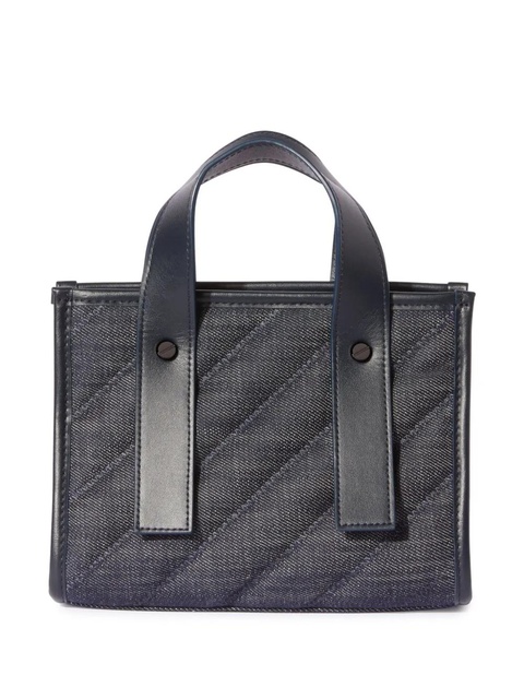 Off-White quilted denim tote bag - Blue - zdjęcie produktu nr 2