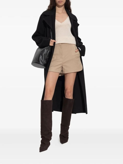 Max Mara Orbita side-seam detail shorts - Neutrals - zdjęcie produktu nr 1