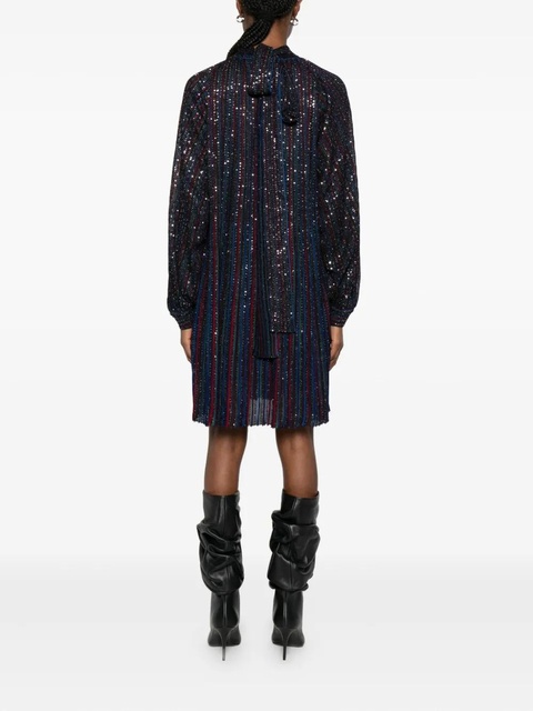 Missoni striped sequin-embellished dress - Blue - zdjęcie produktu nr 2